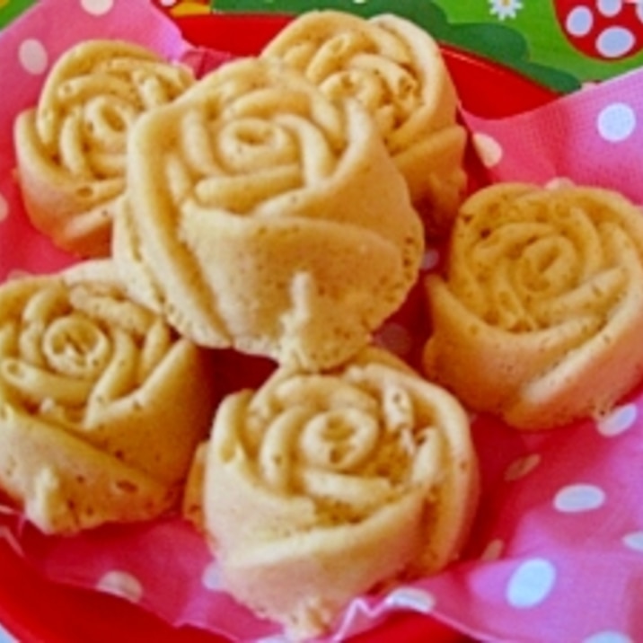 ホットケーキミックスで薔薇のおから蒸しパン レシピ 作り方 By Mondroom 楽天レシピ